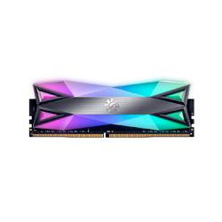 MEMORIA ADATA UDIMM DDR4 8GB PC4 33000 4133MHZ CL19 14V XPG SPECTRIX D60G RGB GRIS CON DISIPADOR PC GAMER ALTO RENDIMIENTO
