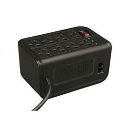 REGULADOR TRIPP LITE VR1208R 8 CONT 5 15R 500 WATTS 120V 60HZ CON SUPRESOR DE SOBRETENSIONES