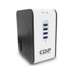 REGULADOR CDP 1000VA 400W 8 CONTACTOS CON ENTRADA USB PARA TABLETAS Y CELULARES CALIDAD Y DISEaO