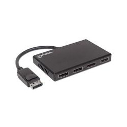 VIDEO SPLITTER MANHATTAN DISPLAYPORT 1 DP IN 4 DP OUT UHD