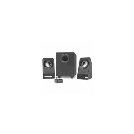 BOCINAS LOGITECH Z213 21 NEGRAS 7 WATTS RMS PC MAC IPOD DVD