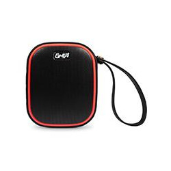 BOCINA BLUETOOTH WATERPROOF VORTEX GHIA NEGRA ROJO 3W2 RMS AUX 35MM RADIO FM GAC 067