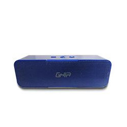 BOCINA BLUETOOTH BX200A GHIA AZUL 8W X2 RMS AUX RADIO FM MICRO SD CARD USB