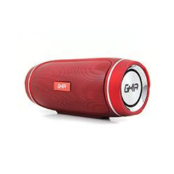 BOCINA BLUETOOTH BX300 GHIA ROJA TWS 12W X 2 AUX RADIO FM MICRO SD CARD USB