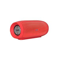 BOCINA BLUETOOTH BX400R GHIA ROJA 8W X2 RMS AUX MICRO SD CARD USB
