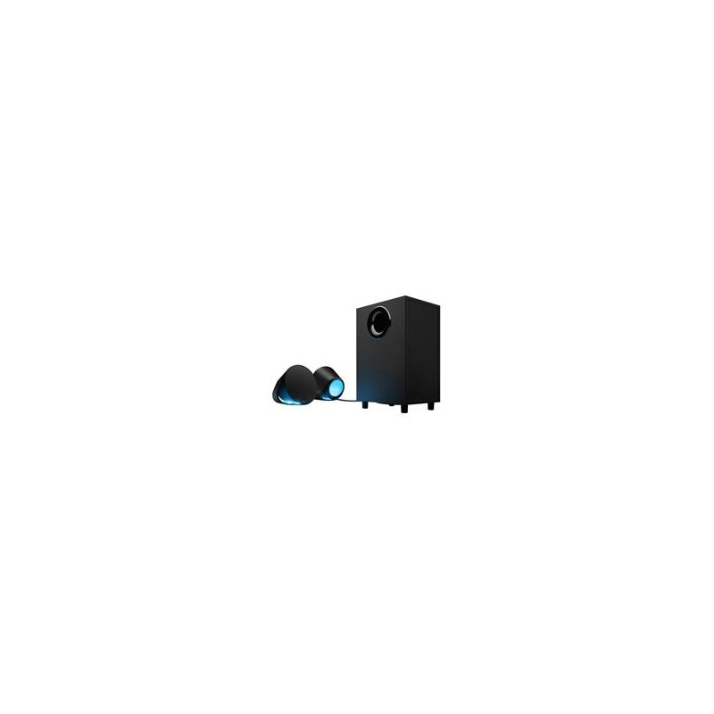 BOCINAS LOGITECH G560 PARA GAMING NEGRAS 21 120 WATTS RMS LIGHTSYNC ILUMINACION RGBSONIDO ENVOLVENTE DTSX ULTRA COMPATIBLE CON 