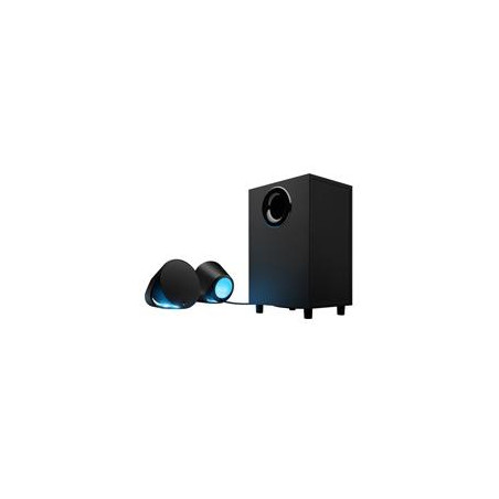 BOCINAS LOGITECH G560 PARA GAMING NEGRAS 21 120 WATTS RMS LIGHTSYNC ILUMINACION RGBSONIDO ENVOLVENTE DTSX ULTRA COMPATIBLE CON 