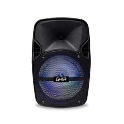 BAFLE AMPLIFICADO RECARGABLE BOCINA 8 2000W PMPO PORTATIL BT USB MICRO SD AUX IN MIC LUCES LED CONEXION MULTIPLE TWS