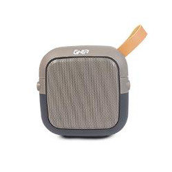 BOCINA BLUETOOTH BX90 GHIA GRIS NEGRO 3W AUX SD CARD MANOS LIBRES BT TWS RADIO FM