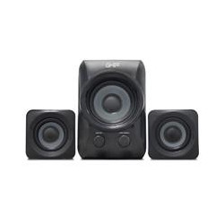 BOCINA PARA PC 21 GHIA NEGRA GRIS AUDIO 35MM ALIMENTACION USB 5W