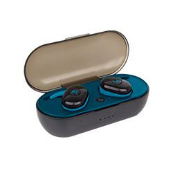 AUDaFONOS INALaMBRICOS BT TWS EXTRA BASS PERFECT CHOICE NEGRO