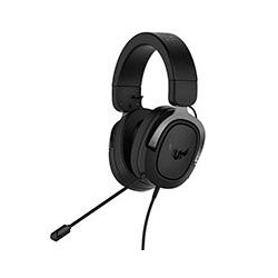 DIADEMA ASUS TUF GAMING H3 ALMOHADILLAS VISCOELASTICAS MICROFONO CABLE UNIDIRECCIONAL GAMER