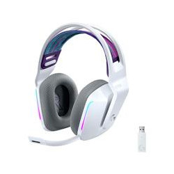 AUDIFONOS GAMING TIPO DIADEMA LOGITECH G733 LIGHTSPEED WHITE INALAMBRICO USB 1MS RECARGABLE 29HRS DE USO 20 METROS 71 CANALES M