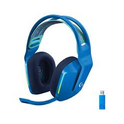 AUDIFONOS GAMING TIPO DIADEMA LOGITECH G733 LIGHTSPEED BLUE INALAMBRICO USB 1MS RECARGABLE 29HRS DE USO 20 METROS 71 CANALES MI