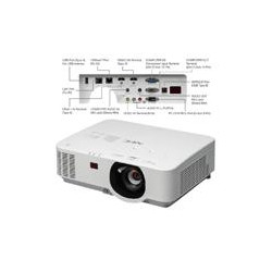 VIDEOPROYECTOR NEC NP P474W 4700 LaMENES LCD MLA WXGA ZOOM 17 CONT 18000 1 HD BASET 2 HDMI VGA RS 232 USB A B AUDIO OUT AV RCA