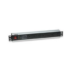 PDU BARRA MULTICONTACTOS 7 SALIDAS INTELLINET SUPRESOR PROTECCION DE SOBREVOLTAJE MONTAJE RACK