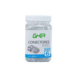 PLUG RJ45 CAT6 GHIA UTP 100 PZAS